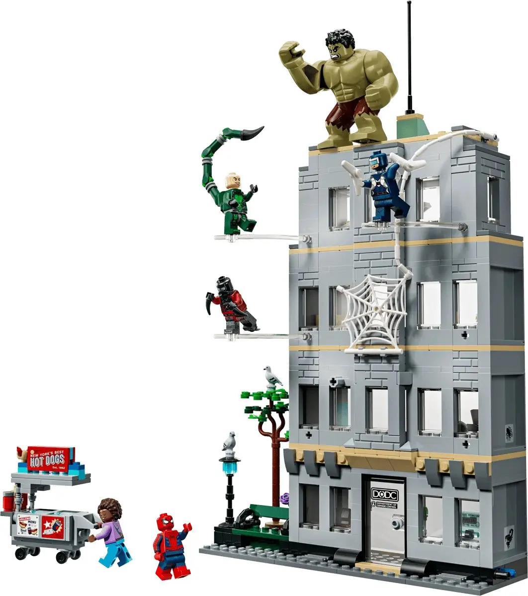 lego homem-aranha 4 com o hulk