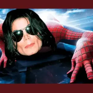 Michael Jackson como Homem-Aranha