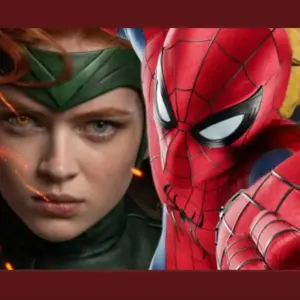 Homem-Aranha: Um Novo Dia - É real? Imagem de set exibe Sadie Sink com seu traje completo de Jean Grey
