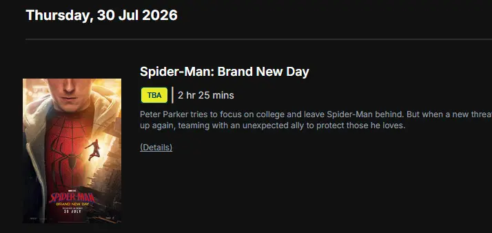 Pré-venda de Homem-Aranha: Um Novo Dia