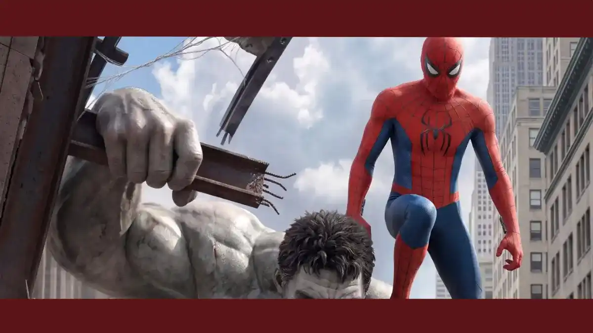 Homem-Aranha 4 Pôster oficial de 'Um Novo Dia' com o Hulk surge em outdoor