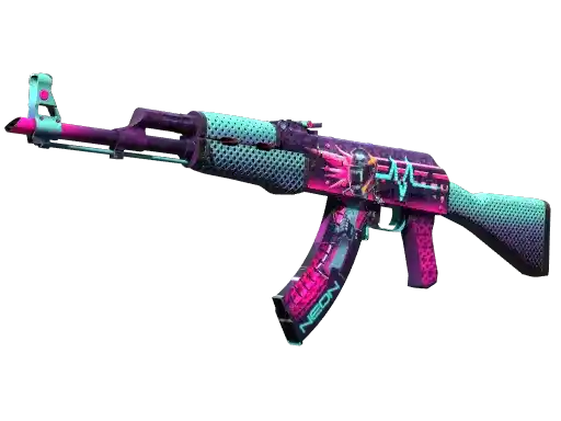 AK-47 | Neon Rider: a skin cyberpunk que parece capa de HQ