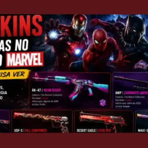 CS2 skins inspiradas no universo Marvel que você precisa ver