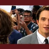 Qual foi, Batman Vídeo mostra Robert Pattinson olhando Zendaya na frente do Homem-Aranha em premiere de A Odisseia