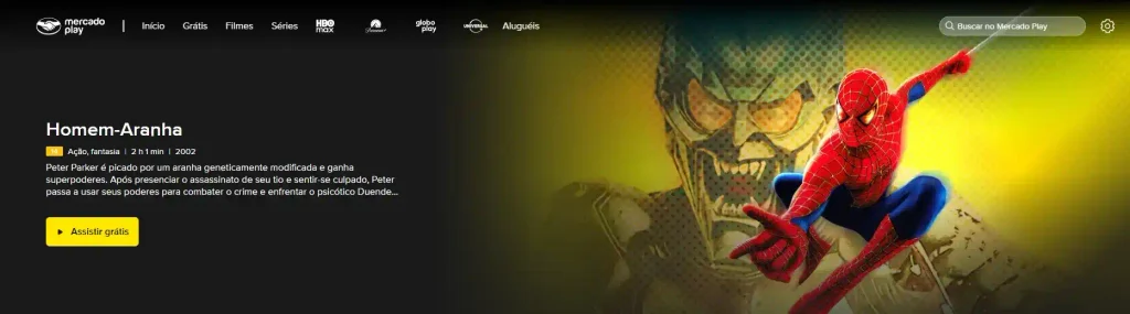 Homem-Aranha (2002) online de graça, dublado e em HD