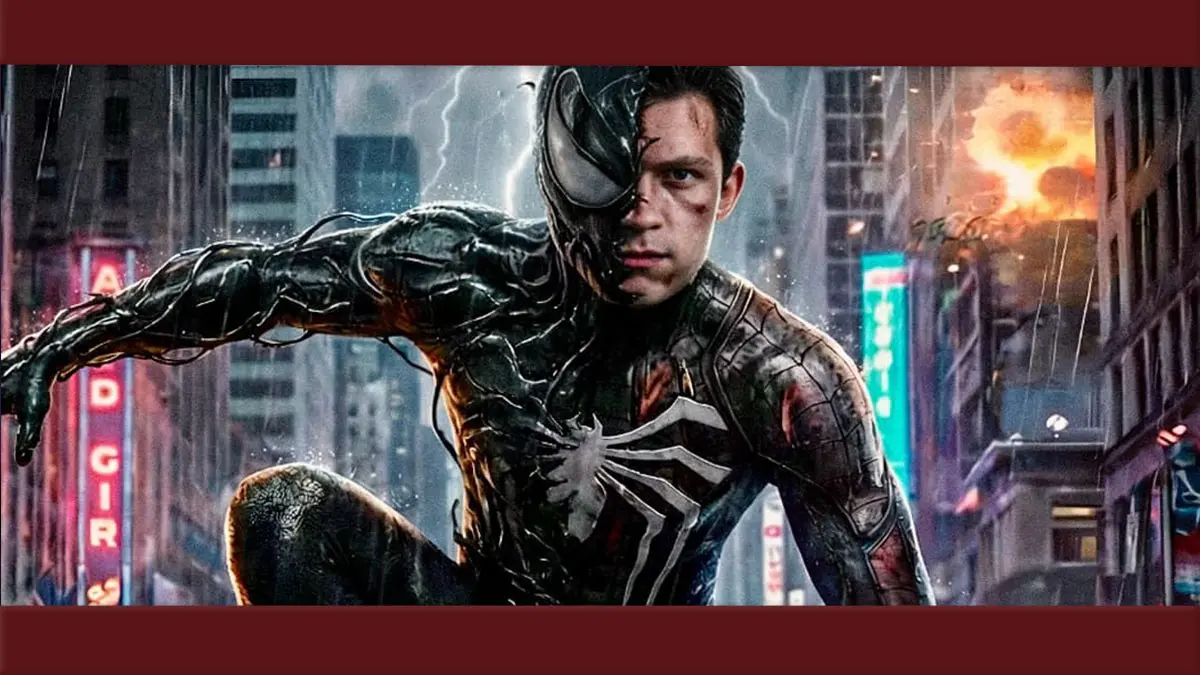 Homem-Aranha 5: Vaza novo traje sombrio do Peter Parker com a simbionte do Venom