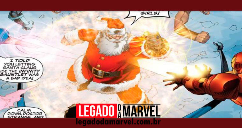 Nos quadrinhos da Marvel, até o Papai Noel já usou a Manopla do Infinito!